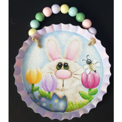 Bunny Bottlecap E-Pattern by Sandy Le Flore