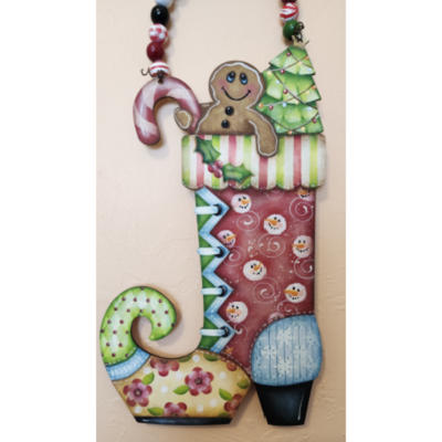 Christmas Boot E-Pattern by Sandy Le Flore