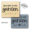 Welcome to Our Garden Stencil