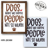 Dogs Make Me Happy Stencil