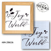 Joy to the World Stencil