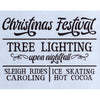 Christmas Festival Stencil