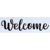 Welcome Script Stencil