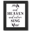 And Heaven and Nature Sing Stencil