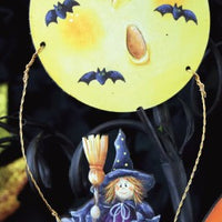 To the Moon Witch Hot Air Balloon Ornament