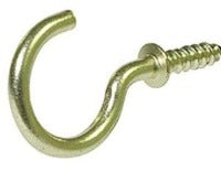 1" x 1-3/8" Brass Cup Hooks Bog of 144 (Only 2 Available)