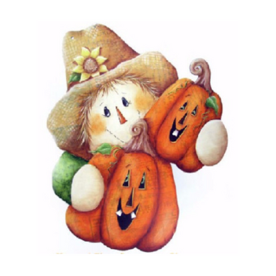 Harvest Time Scarecrow Plaque Pattern