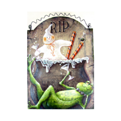 Creepy Cocktails Plaque Pattern