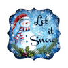 Let it Snow Plaque E-Pattern