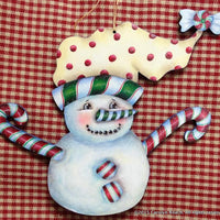 Jaxon's Peppermint Snowman Ornament