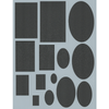 Ovals and Rectangles Stencil