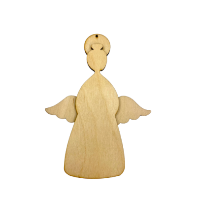 Angel with Harp Ornament Kit