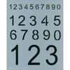 Numbers Stencil