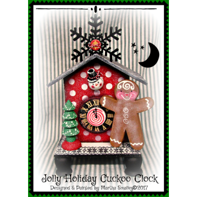 Jolly Holiday Cuckoo Clock E-Pattern