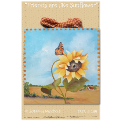 Friends are Like Sunflowers E-Pattern