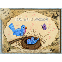 Our Nest is Blessed E-Pattern by Sharon Bond