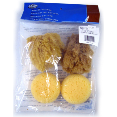 Natural & Synthetic Artist Sponges