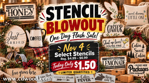 Stencil Blowout Sale 11/4