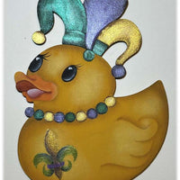Mardi Gras Duck Ornament By Linda O’Connell