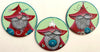 Mini Santa Trio E-Pattern by Sue Cochrane