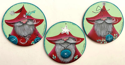 Mini Santa Trio E-Pattern by Sue Cochrane