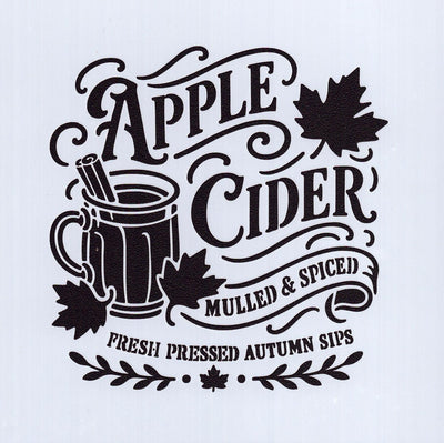 Apple Cider Stencil