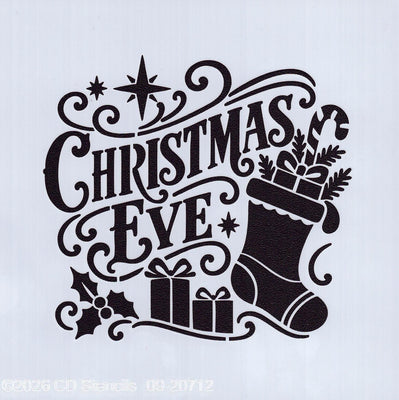 Christmas Eve Mini Stencil