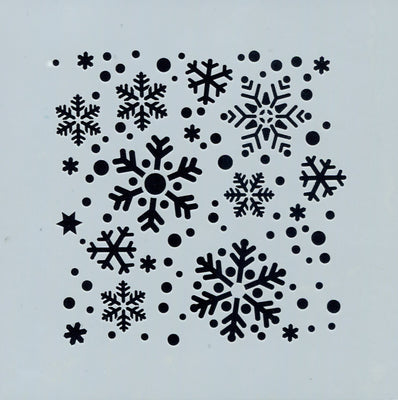Frosty Flakes Stencil