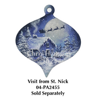 Fat Teardrop Tree Buddy Ornament