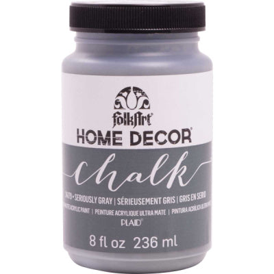 Seriously Gray FolkArt Home Décor Chalk Paint