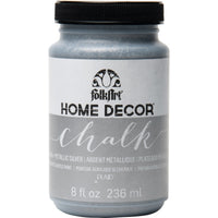 Metallic Silver Home Décor Chalk Paint