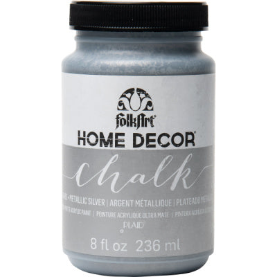 Metallic Silver Home Décor Chalk Paint