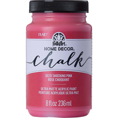 Shocking Pink FolkArt Home Décor Chalk Paint
