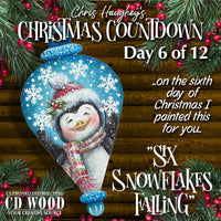 Snowflakes Falling Ornament Pattern by Chris Haughey
