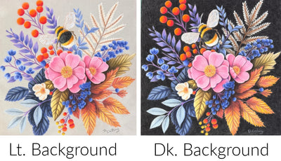 Bee and Berries E-Pattern By Debbie Cushing