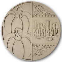 Hello Pumpkin Scroll Hanger