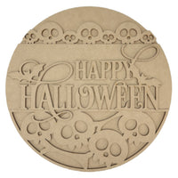 Happy Halloween Skull Hanger