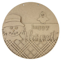 Happy Harvest Scarecrow Hanger