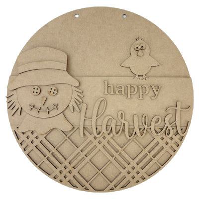 Happy Harvest Scarecrow Hanger
