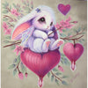 Bleeding Heart Bunny E-Pattern By Debbie Cushing