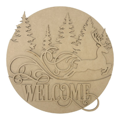 Welcome Deer Hanger