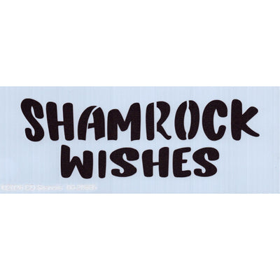 Shamrock Wishes Stencil