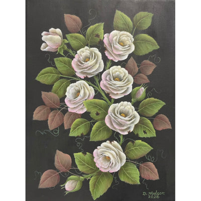 White Roses E-Pattern By Donna Hodson