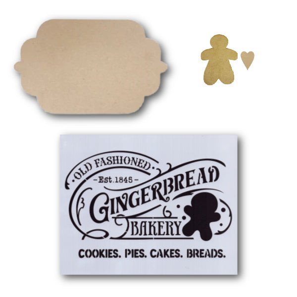 Old Fashioned Gingerbread Sign Bundle