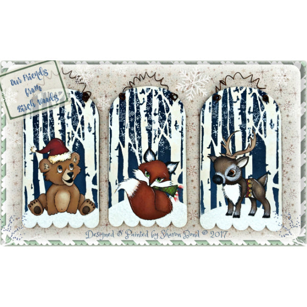Our Friends from Birch Woods E-Pattern By Sharon Bond