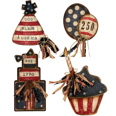 Happy Birthday America Pattern by Chris Haughey