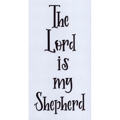 Lord is My Shepherd Stencil