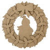 Snowman Wreath Ornament Enchanted Winter