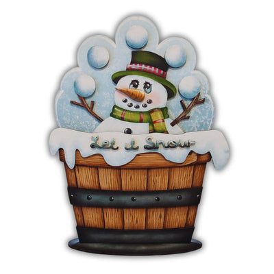 Let It Snow Apple Basket Insert E-Pattern by Sandy Le Flore