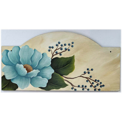 Blue Blossoms Plaque E-Pattern by Linda O' Connell, TDA